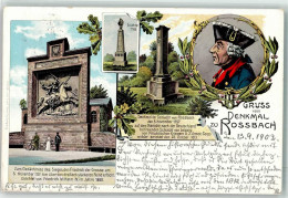 13958508 - Gruss Aus Denkmal Der Schlacht Von Rossbach Anno 1757 Friedrich Der Grosse - Monuments