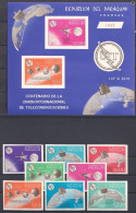 Paraguay 1965, 100th Anniversary Of I.T.U., 8val +BF IMPERFORATED - South America