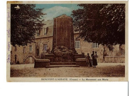 BENEVENT L ABBAYE. MONUMENT AUX MORTS - Benevent L'Abbaye