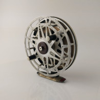 Vintage Soviet Fly Fishing Spining Centre Pin Reel Aluminum Spool USSR #5568 - Vissen