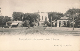 78 Bougival Entrée Du Pont Et Station Du Tramway CPA - Bougival