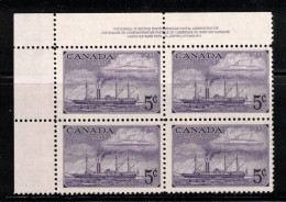 CANADA Scott # 312 MNH - Stamp Centennial UL Plate Block - Nuovi