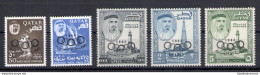 1964 QATAR - SG. 38/42 - Sceicco Ahmad Bin Al-Thani - Serie Di 5 - MNH** - Otros & Sin Clasificación