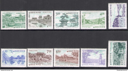 1964 Corea Del Sud - Paesaggi E Monumenti - Yvert 336/45 - MNH** - Altri - Asia