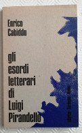 1972 Letteratura Pirandello  CABIDDU - Old Books