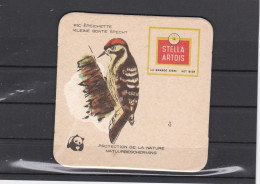 BEERMAT WWF With  LESSER SPOTTED WOODPECKER. - Autres & Non Classés