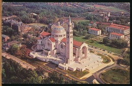 °°° 30963 - USA - WA - WASHINGTON - AERIAL VIEW OF THE NATIONAL SHRINE - 1968 With Stamps °°° - Washington DC