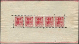 Luxembourg  .  Y&T .   Bloc 1  (2 Scans)    .   * (timbres: **)  .    Neuf Avec Gomme - Blocs & Feuillets