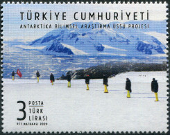 TURKEY - 2020 - STAMP MNH ** - Turkey's Antarctic Research Project - Unused Stamps