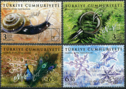 TURKEY - 2020 - SET OF 4 STAMPS MNH ** - Fractal Views Of Nature - Neufs