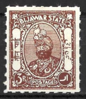 INDIA.." BIJAWAR..."...KING GEORGE V...(1910-36..)....3p.......SG6.........MH..... - Bijawar