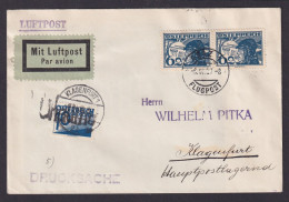 Flugpost Österreich Graz Klagenfurt September 1927 - Lettres & Documents