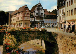 72919325 Bad Muenstereifel Erftbruecke Alte Fachwerkhaeuser Markt  Bad Muenstere - Bad Münstereifel