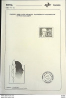 Brochure Brazil Edital 1986 12 Lawyer Octavio Mangabeira Right Justice Without Stamp - Lettres & Documents