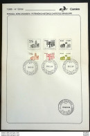 Brochure Brazil Edital 1986 04 Historical Heritage With Stamp CPD SP - Lettres & Documents