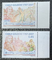 VATICAN - MNH** - 2007 - # 1580/1581 - Nuovi