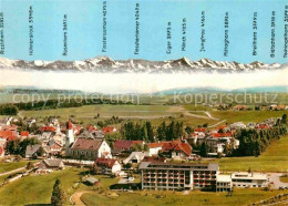 72908949 Hoechenschwand Kurort Im Schwarzwald Mit Blickzu Den Alpen Fliegeraufna - Hoechenschwand