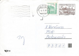 COB 1 A Czech Republic  Prague Of Wolgemuth 1994 Pilsen Stamp - Enveloppes