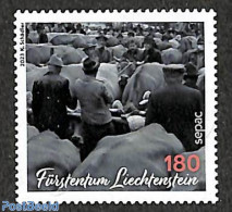 Liechtenstein 2023 SEPAC, Tradional Markets 1v, Mint NH, History - Nature - Sepac - Cattle - Ongebruikt