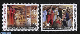 Vatican 2023 Christmas 2v, Mint NH, Religion - Christmas - Ungebraucht