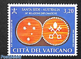 Vatican 2023 Diplomatic Relations With Australia 1v, Mint NH - Ungebraucht