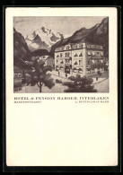 AK Interlaken, Hotel & Pension Harder, Harderstrasse  - Interlaken