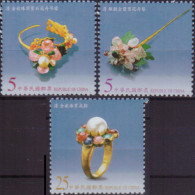 CHINA-TAIWAN 2007 - Scott# 3722-4 Old Jewelry $5-25 MNH - Nuovi