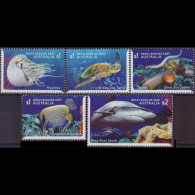 AUSTRALIA 2018 - Scott# 4827-31 Coral Reefs Set Of 5 MNH - Ongebruikt