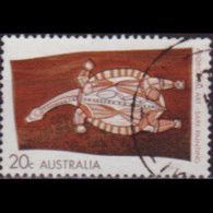 AUSTRALIA 1971 - Scott# 504 Painted Bark 20c Used - Usati