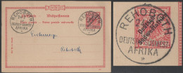 DSWA - DEUTSCH SÜDWEST AFRICA / 1900  REHOBOTH AUF P10  GSK - GANZSACHE - ENTIER POSTAL  (ref 7839) - Duits-Zuidwest-Afrika