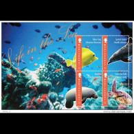 MONTSERRAT 2013 - Scott# 1293 S/S Marine Life MNH - Montserrat