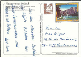 ITALIE Ca.1992: CP Ill. De S. Genesio Pour Vandoeuvres (Suisse) - 1991-00: Marcophilia