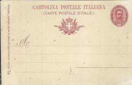 ITALIE Ca.1870: CP Entier De 10c Neuve - Stamped Stationery