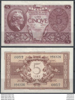 1944-52 Lire 5 Atena Elmata FDS BI 67 Alfa - Otros & Sin Clasificación