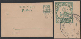 DEUTSCH NEU GUINEA / 1910  FRIEDRICH WILHELMSHAFEN  AUF P8  GSK - GANZSACHE - ENTIER POSTAL  (ref 7839) - Duits-Nieuw-Guinea