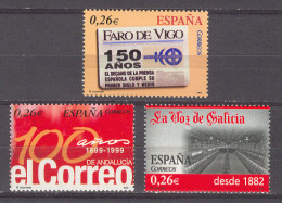 Spain 2003 - Diarios Centenarios Ed 4027-29 (**) - Ungebraucht