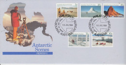 AAT 1984 Scenes 5v FDC Ca Melbourne  (OO182) - FDC