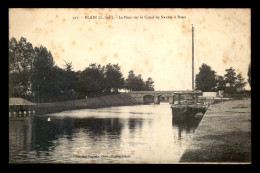 44 - BLAIN - LE PONT SUR LE CANAL DE NANTES A BREST - PENICHE - Blain