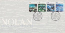 AAT 1989 Nolan Paintings 4v FDC  (00185) - FDC