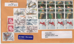 CANADA CC SELLOS BARCO SHIP PUENTE ARTE ARTICO METEOROLOGIA ARCTIC FAUNA BISON - Covers & Documents