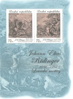 Year 2024 - Works In Stamps, Hunting Graphic Art, S/S With 2 Stamps,  MNH - Blocks & Kleinbögen