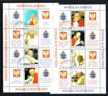 POLAND 2004 MICHEL NO 4109-4116 MS USED - Gebruikt