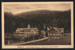 AK Nagold, Militärgenesungsheim Waldeck Und Kurhaus Waldlust  - Nagold