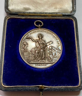 1900 Silver Award Medal LONDON SOCIETY OF SCIENCE LETTERS & ART – Lovely Blue Tones! - Professionnels/De Société