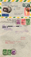 Brasilien, 3 Luftpost Briefe I.d. Tschechoslowakei, 1mal Per Einschreiben. - Covers & Documents