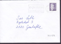 Denmark Slogan Flamme 'Esperanto' KØBENHAVN 2006 Cover Brief Lettre GENTOFTE 5.50 Kr. Margrethe II. Stamp - Lettres & Documents