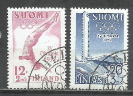 2795A-SUOMI FINLAND FINLANDIA SERIE COMPLETA DEPORTES OLIMPIADAS 1951 Nº 382/383 - Used Stamps