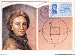 AGSP8-0500-CARTE MAXIMUM - FORSTA DAGEN 1986 - MESURES D'ARC De Meridien 1736-1737 SUOMI FINLAND - Usados