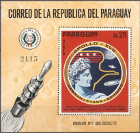 Paraguay 1973, Space, Apollo XVII, BF - South America