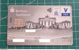 GERMANY CREDIT CARD BERLINER PARKASSE V PAY - Cartes De Crédit (expiration Min. 10 Ans)